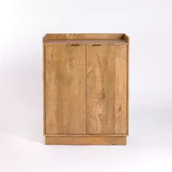 Kirklands Home Cabinets & Sideboards|Easton Mango Wood Bar Cabinet Tan