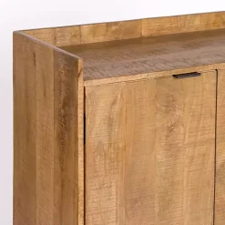 Kirklands Home Cabinets & Sideboards|Easton Mango Wood Bar Cabinet Tan