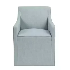 Kirklands Home Dining Chairs|Elaine Upholstered Skirted Dining Chair Blue