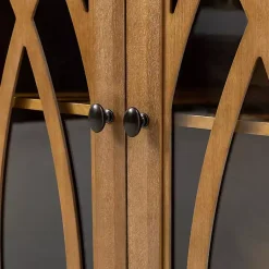 Kirklands Home Cabinets & Sideboards|Eleanora Acorn Wood 4-Door Sideboard Brown