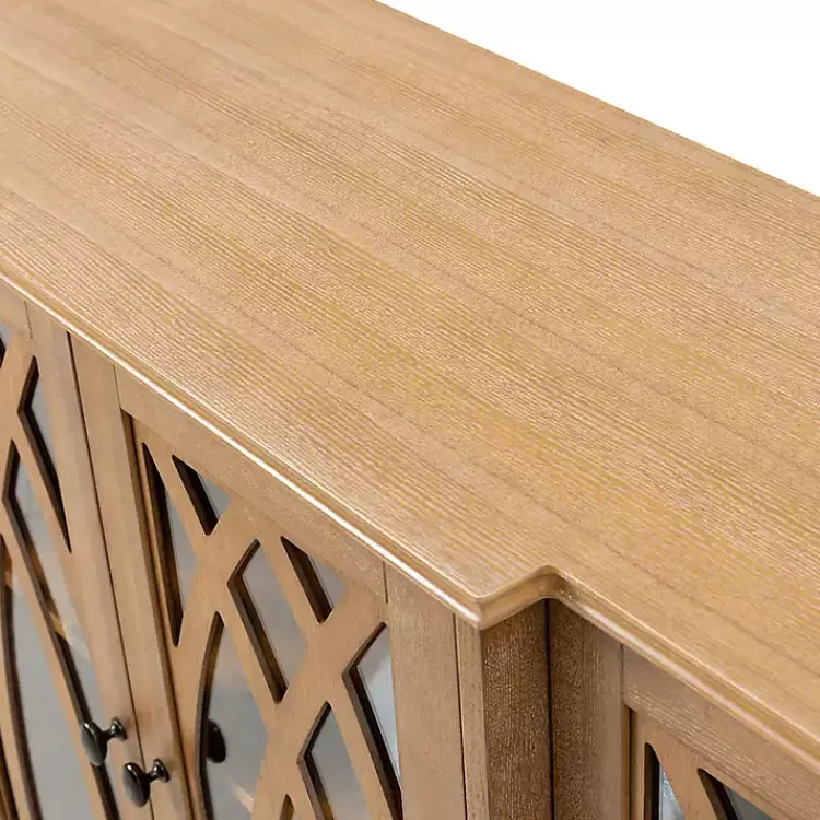 Kirklands Home Cabinets & Sideboards|Eleanora Acorn Wood 4-Door Sideboard Brown