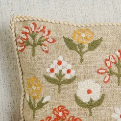 Best Embroidered Floral Delaney Lumbar Pillow Pillows