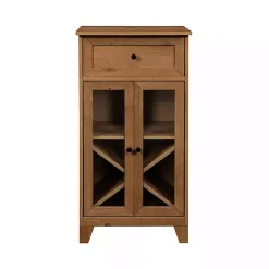 Kirklands Home Cabinets & Sideboards|English Oak Double Door Reeves Cabinet Brown