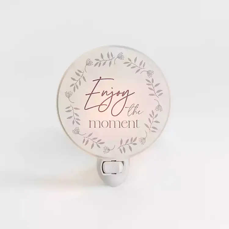 Kirklands Home Desk Lamps & Task Lighting|Enjoy the Moment Night Light