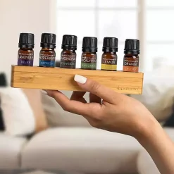 Clearance Essential Oil Variety Pack with Bamboo Holder Home Fragrance