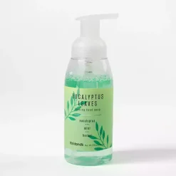 Kirklands Home Bathroom Accessories|Eucalyptus Leaves Foaming Hand Soap Green