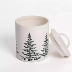 Kirklands Home Serving & Entertaining|Evergreen Ceramic Canister