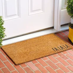 Best Fa La La Coir Doormat Outdoor Christmas Decorations