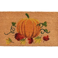 Kirklands Home Doormats|Fall Pumpkin Coir Doormat