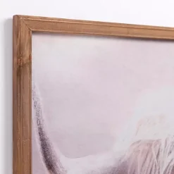 Kirklands Home Framed Art|Felt Highland Cow Framed Art Print Gray