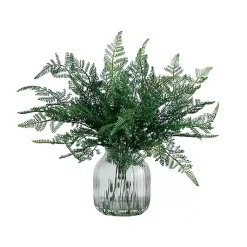 Best Fern Arrangement in Textured Glass Vase Arrangements & Greenery