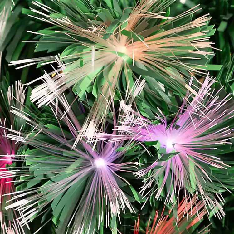 Clearance Fiber Optic Color Changing Christmas Garland Christmas Arrangements & Garland