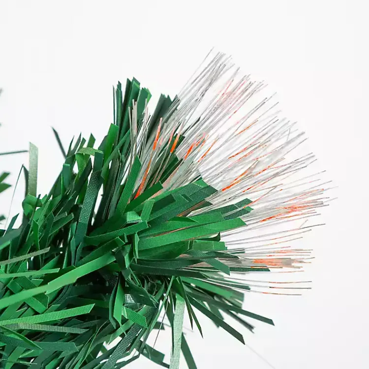 Clearance Fiber Optic Color Changing Christmas Garland Christmas Arrangements & Garland