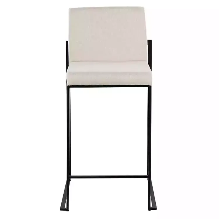 Kirklands Home Bar Stools & Counter Height Stools|Fiji Beige Upholstered Counter Stools, Set of 3 Tan