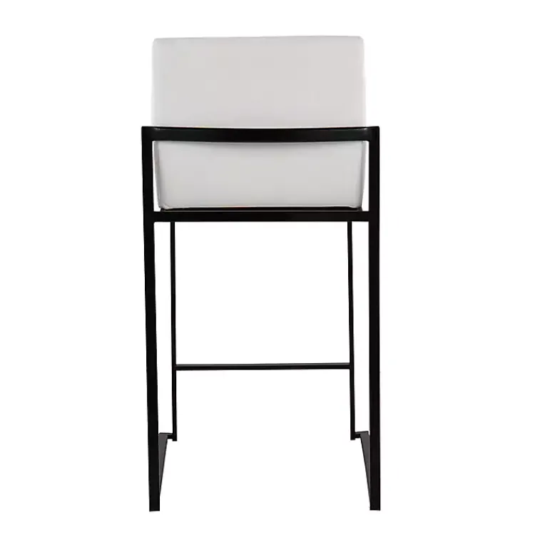 Kirklands Home Bar Stools & Counter Height Stools|Fiji Velvet Counter Stools, Set of 3 White