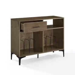 Kirklands Home Tv Stands & Media Consoles|Finn Record Storage Media Cabinet Brown