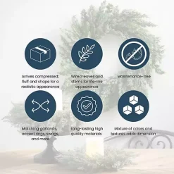 Clearance Flocked Twig and Pinecone Christmas Wreath Christmas Wreaths