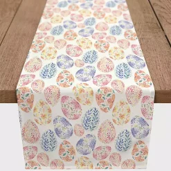 Outlet Floral Easter Eggs Table Runner, 90 in. Easter Decorations