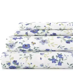 Kirklands Home Bed Sheets|Floral Farmhouse 4-pc. Full Sheet Set