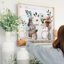 Kirklands Home Framed Art|Floral Vase Table Framed Art Print