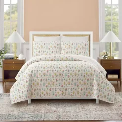 Kirklands Home Quilts|Floral Wallpaper 3-pc. King Quilt Set