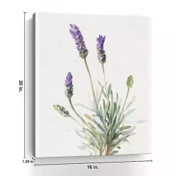 Kirklands Home Canvas Art|Floursack Lavender III Linen Canvas Art Print