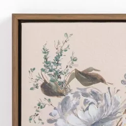 Kirklands Home Framed Art|Flower Stems I Framed Canvas Art Print