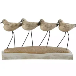 Clearance Four Sand Pipers on Sd Statues & Figurines