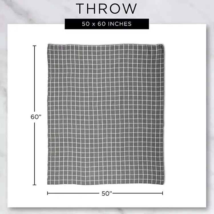 Clearance French Slub Stripe Decorative Throw Blankets & Throws