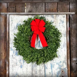 Sale Fresh Cut Boxwood Blue Ridge Mountain Wreath Fresh Christmas Wreaths & Greenery