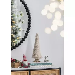 New Fringe Embellished Christmas Trees, Set of 2 Christmas Decorations