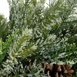 Clearance Frosted Pine and Cedar Wreath Christmas Wreaths