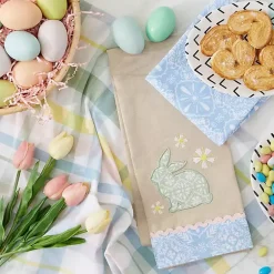 Outlet Garden Bunny Kitchen Towels, Set of 3 Easter Decorations