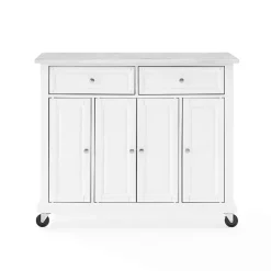 Kirklands Home Kitchen Islands & Bar Carts|Gia All Marble Kitchen Island White