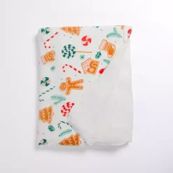 Best Gingerbread Sherpa Plush Throw Blankets & Throws