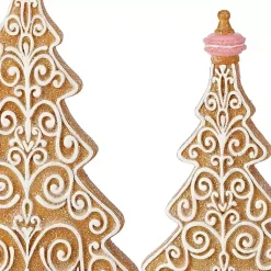 Sale Gingerbread Tree Table Decorations, Set of 2 Christmas Decorations