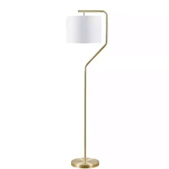 Kirklands Home Floor Lamps|Angular Modern Floor Lamp Gold