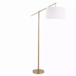 Kirklands Home Floor Lamps|Cassie Floor Lamp Gold