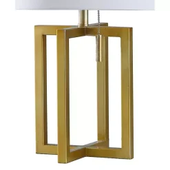 Kirklands Home Table Lamps|Gold Finish Table Lamp White