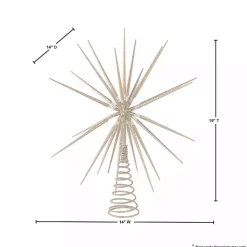 Sale Glitter Starburst Tree Topper Christmas Tree Decorations