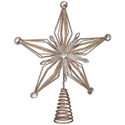Hot Glittery Bejewelled Star Tree Topper Christmas Tree Decorations