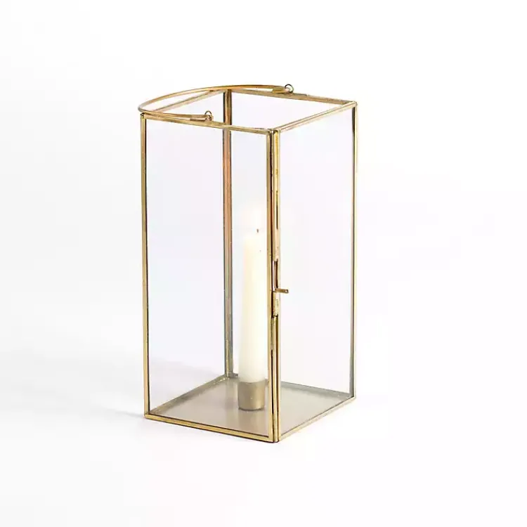 Online Iron & Glass Taper Candle Lantern, 10 in. Lanterns