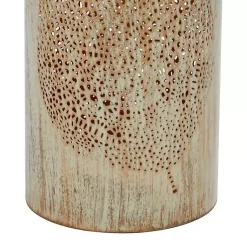 Outlet Gold Leaf Metal Candle Holders, Set of 3 Candle Holders