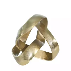 Metal Abstract Knot Sculpture Statues & Figurines