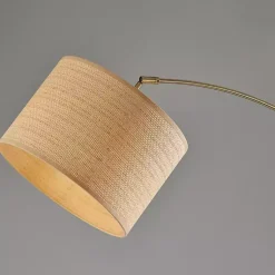 Kirklands Home Floor Lamps|Metal Arched Floor Lamp Gold