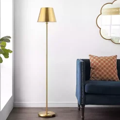 Kirklands Home Floor Lamps|Metal Asher Floor Lamp Gold