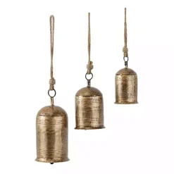 Best Metal Hanging Bells, Set of 3 Decorative Accents