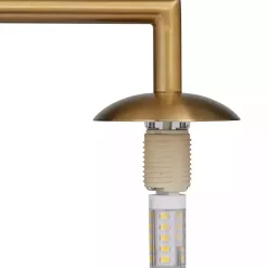 Kirklands Home Table Lamps|Gold Metal Smoked Glass Shade Table Lamp Gray