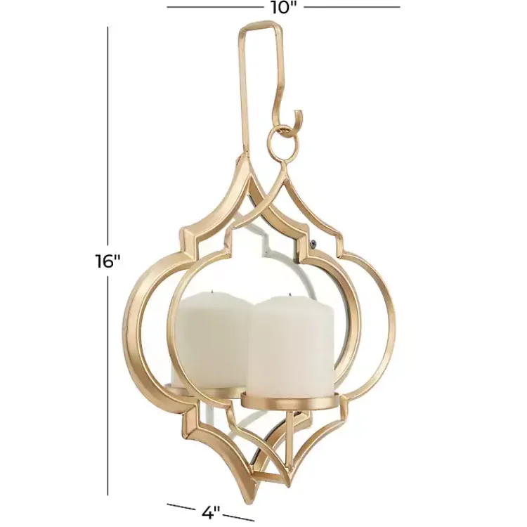 New Quatrefoil Mirrored Wall Sconce Sconces