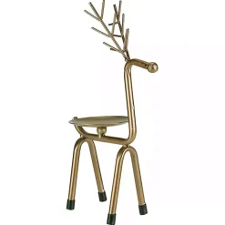 Reindeer Pillar Candle Holder, 10 in. Christmas Decorations